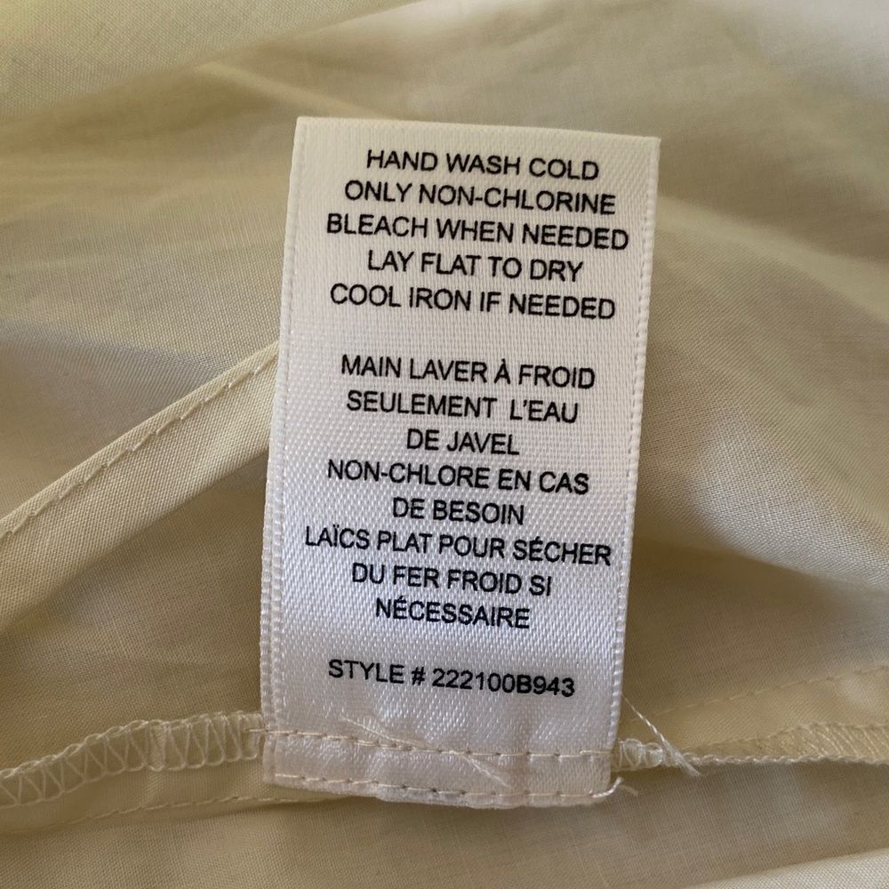 Cream Drawstring Blouse - Picture 10 of 10